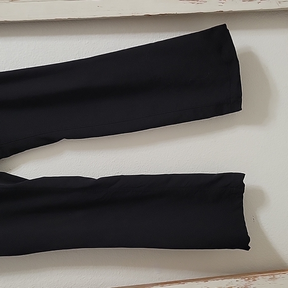 Athleta Midtown mid- rise trouser wide leg black athletic pants women's size 0 - Picture 5 of 15